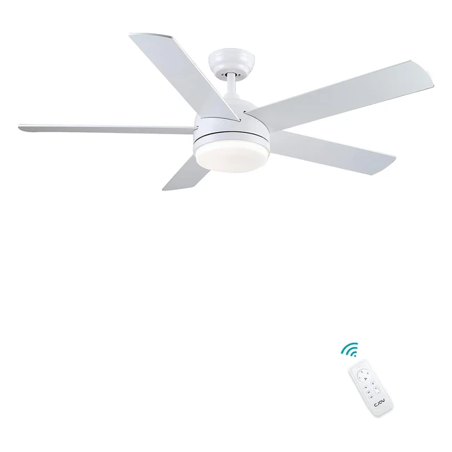 CJOY Ceiling Fan Lights with Remote Control - 52 Fan Light for Living Room - 5 B