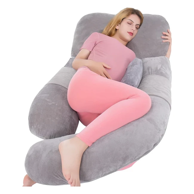 Awesling 60in Full Body Pillow - Nursing Maternity and Pregnancy - Extra Large U