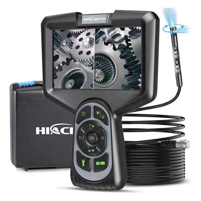 Endoscope industriel rotative 360 Hiacinto 1080p IPS 5 pouces