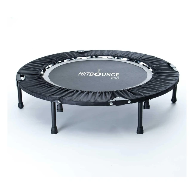 Maximus HIIT Bounce Pro Exercise Trampoline for Adults - Cardio, Strength, Tone - Includes DVDs