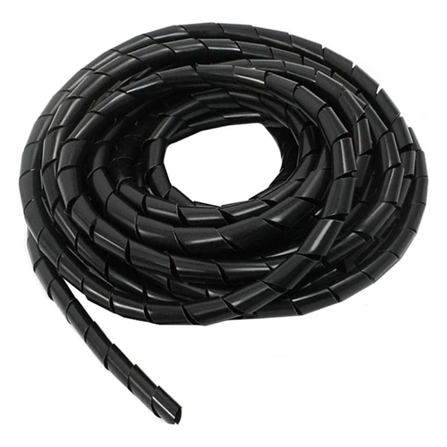 Organizador de cables Maclean, espiral de 3 metros, diámetros 6 10 16 22mm, MCTV685-B-87-10mm