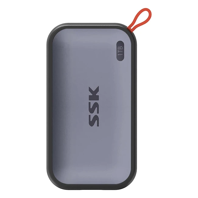 SSK SSD NVMe Esterno Portatile da 1TB - Velocit di Trasmissione Estrema - USB-