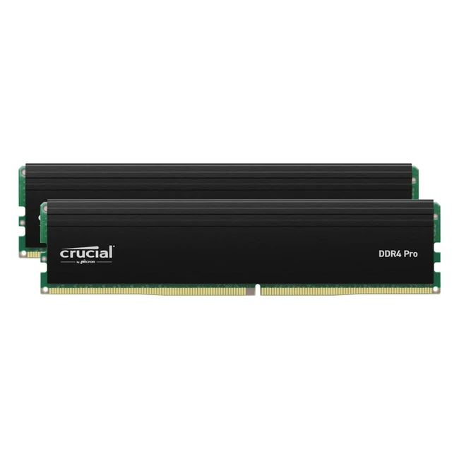 Crucial Pro RAM 32GB 2x16GB DDR4 3200MTS 3000MTS oder 2666MTS Desktop Arbeitsspeicher Kit CP2K16G4DFRA32A