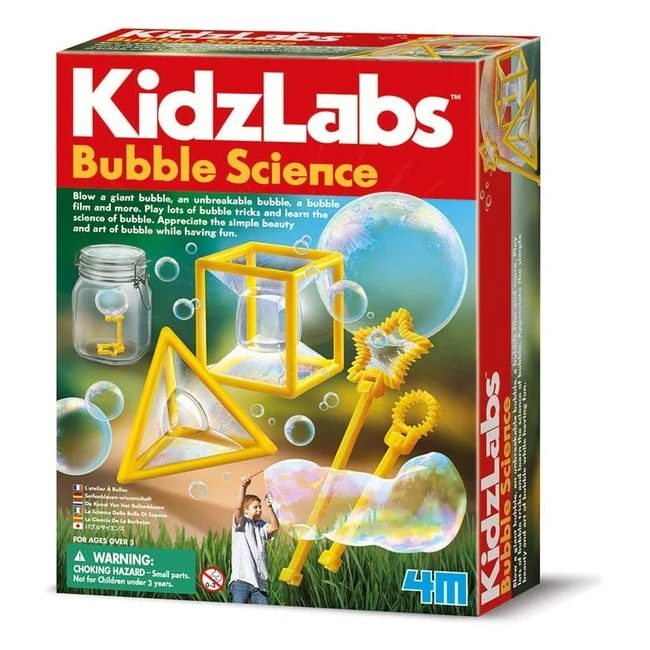 4M Kidz Labs Bubble Science - Gioca e impara con le bolle