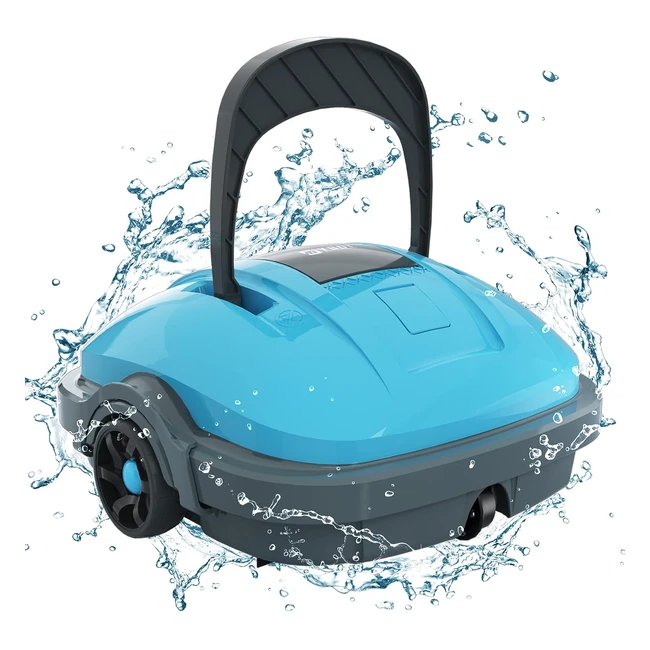 Robot piscine cordless aspirateur automatique Wybot - 50 minutes autonomie - double moteur