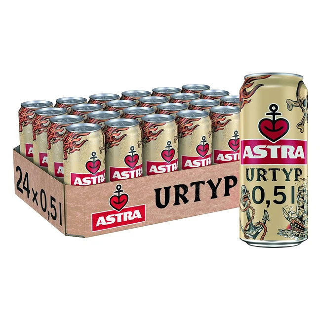Astra Urtyp Pils Bier Dose Einweg 24 x 05l - Mild feinwrzig und einfach leck