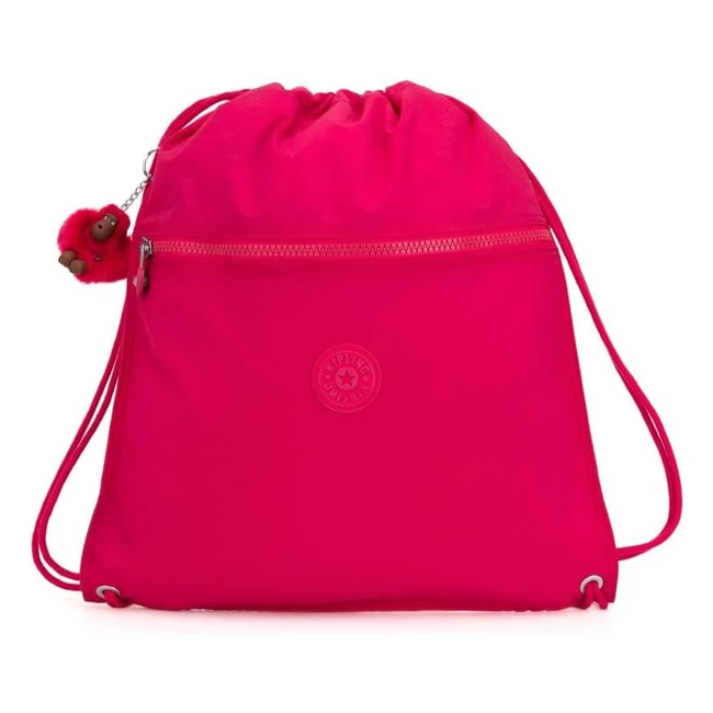 Kipling Supertaboo Pink True Pink Einheitsgre - Rucksack mit Zugband wasser