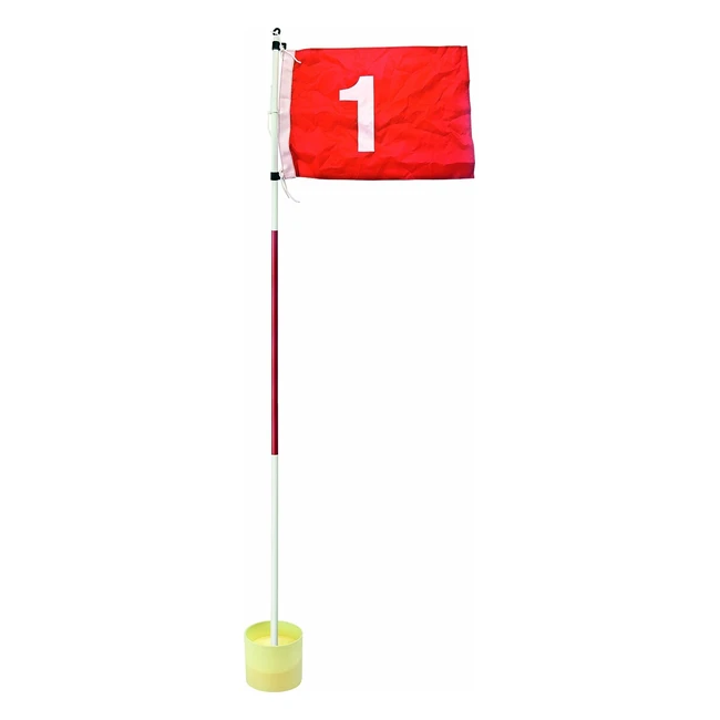 Longridge Backyard Golf Flag Stick 6ft - Easy Assembly Standard Golf Hole
