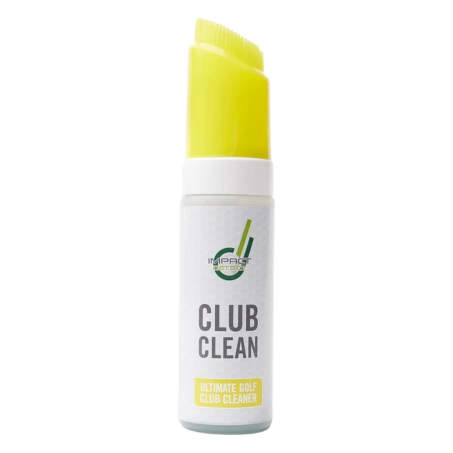 Club Clean Golf Club Cleaner - Impact Detect Foaming Cleaner Bristle Brush