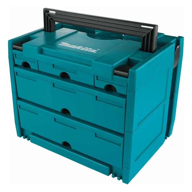 Makita P84349 Makpac Case 5 Drawer - Stackable Organized and Portable