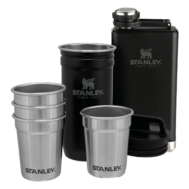 Coffret cadeau Stanley Adventure Preparty Shot Glass Flask Set - Acier inoxydabl