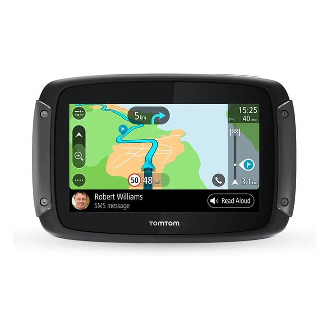 GPS Moto TomTom Rider 50 - Cartographie Europe 24 - Trafic et Zones de Danger In
