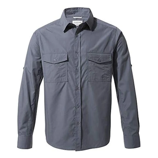 Craghoppers Kiwi LS Shirt - Ombre Blue - Reference 80 - Lightweight & Durable