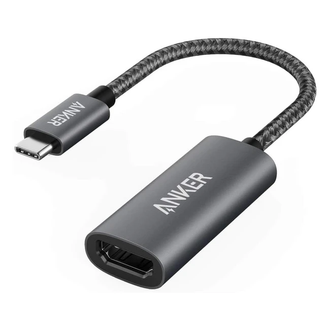 Anker PowerExpand USB-C zu HDMI Adapter, Aluminium, kompakt, unterstützt 4K 60Hz für MacBook Pro, MacBook Air, iPad Pro, Pixelbook, XPS, Galaxy und mehr