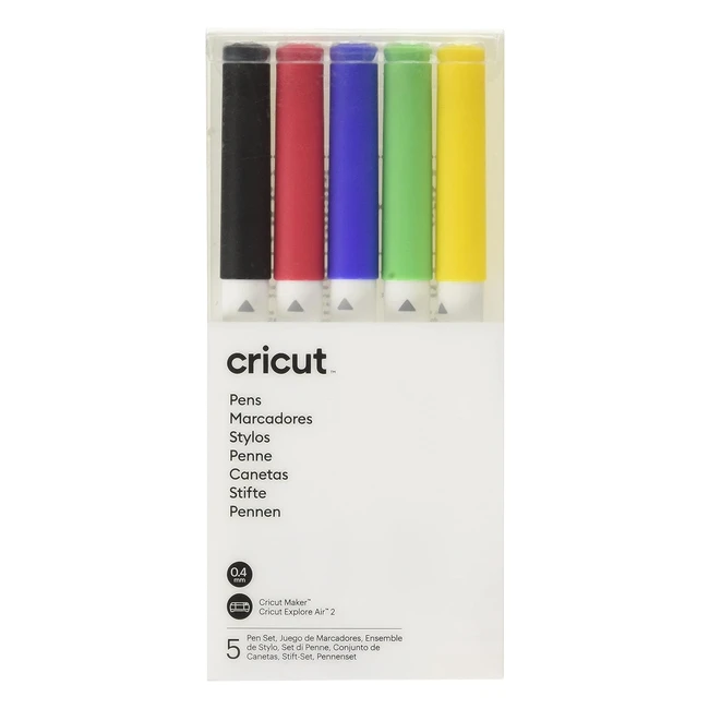 Set di penne a punta sottile Cricut Fine Classic - 5 pezzi