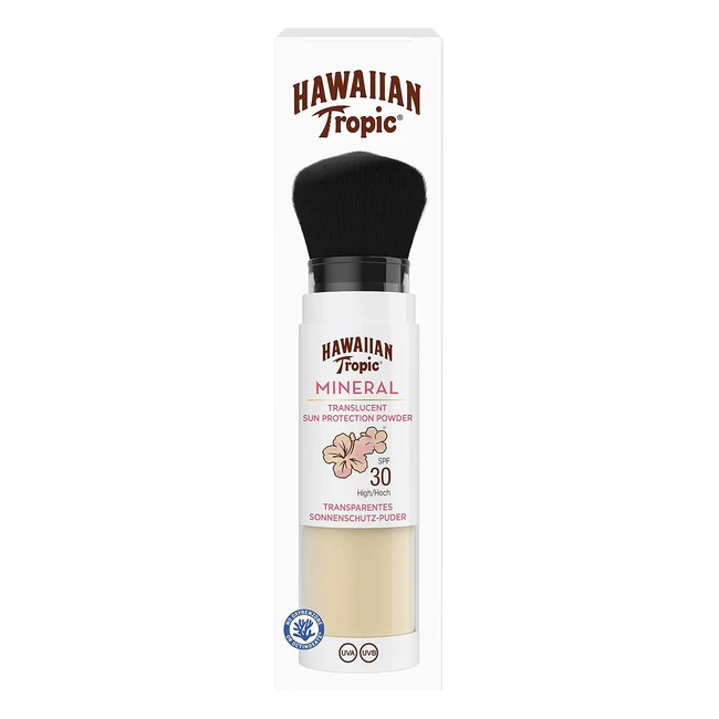 Hawaiian Tropic Mineral Brush SPF30 - Protection solaire visage avec filtres min