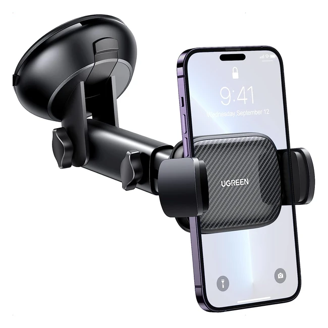 UGREEN Auto Handyhalterung Saugnapf, Smartphone Halterung für iPhone 11 Pro Max X Huawei P30 Pro P20 Galaxy S10 S9 M30s