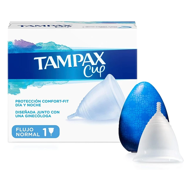 Tampax Copa Menstrual Regular ComfortFit 100 Silicona Mdica Fcil de Limpiar