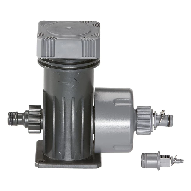 GARDENA 135520 Basisgerät 1000 für Micro-Drip-System - Schnelle und einfache Verbindungstechnologie - Siebfilter reduziert Wasserdruck auf ca. 15 bar - Wasserausstoß bis zu 1000 Liter
