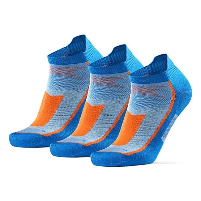 Danish Endurance 3 Pack Lowcut Ankle Socks for Sports  Anti-Blister Trainer Soc