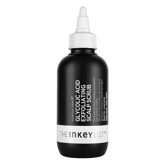 The Inkey List 7 Glycolic Acid Exfoliating Scalp Scrub - Remove Dead Skin & Build Up