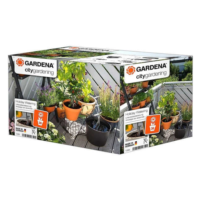 Gardena City Gardening Bewässerungsset für drinnen und draußen, individuelle Bewässerung für bis zu 36 Pflanzen, 126520