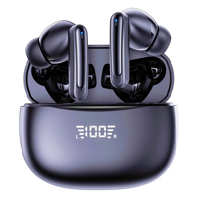 Wireless Earbuds Bluetooth 53 Headphones 60H Playtime - Deep Bass IPX7 Waterpro