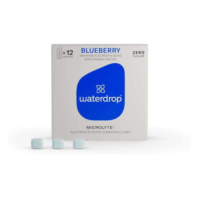 Waterdrop Microlyte Blueberry - Sali Minerali Elettroliti Vitamine Magnesio -