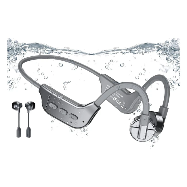 couteurs de natation RELXHOME avec conduction osseuse Bluetooth 53 lecteur MP