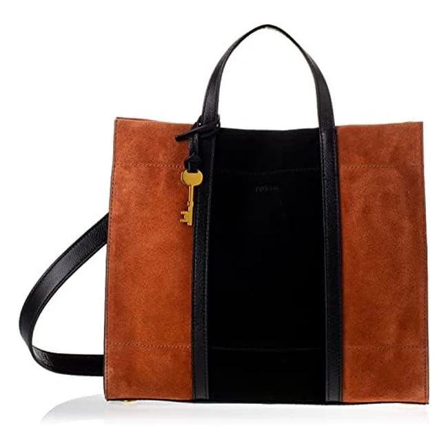 Fossil Womens Carmen Shopper Leather Bag - Stylish and Spacious - Fashion Lea