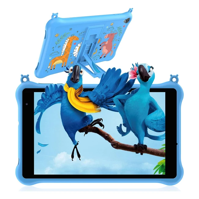 Tablet Blackview Bambini 8 Pollici - Android 12 - 5GB/64GB - Custodia Protettiva - Controllo Parentale