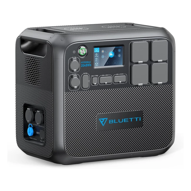 Bluetti Centrale Elettrica Portatile AC200Max 2048Wh LifePO4 Batteria Backup Esp