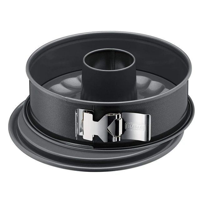 Kaiser La Forme Plus Round Springform Cake Tin 26 cm - Safeclick Closure - Cutproof - Leakproof - Nonstick Coating