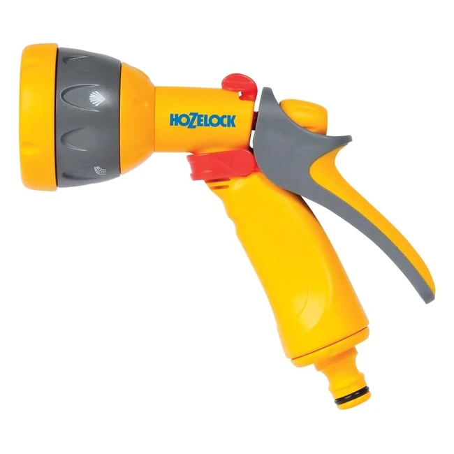Hozelock Multijet Spray Gun - Ideal for Daily Use - 5 Spray Patterns - Locking Function - 2676P0000