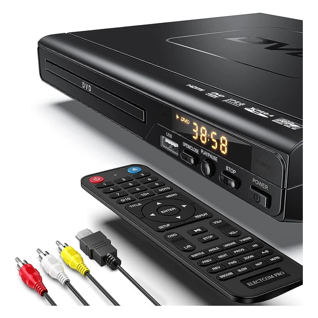 Lecteur DVD pour TV avec HDMI - Lecture toutes rgions - Lecteur DVD portable -