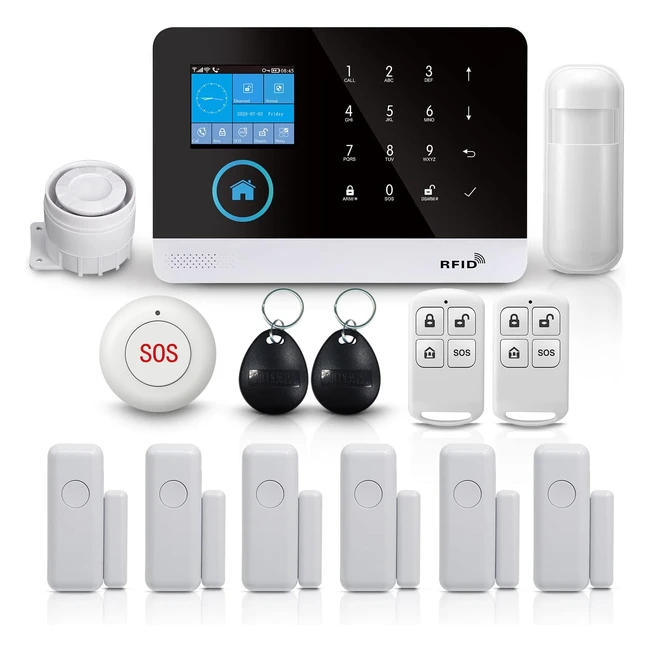 Allarme Wireless Antifurto Casa Senza Fili - Kit 10 Smart WiFi Life