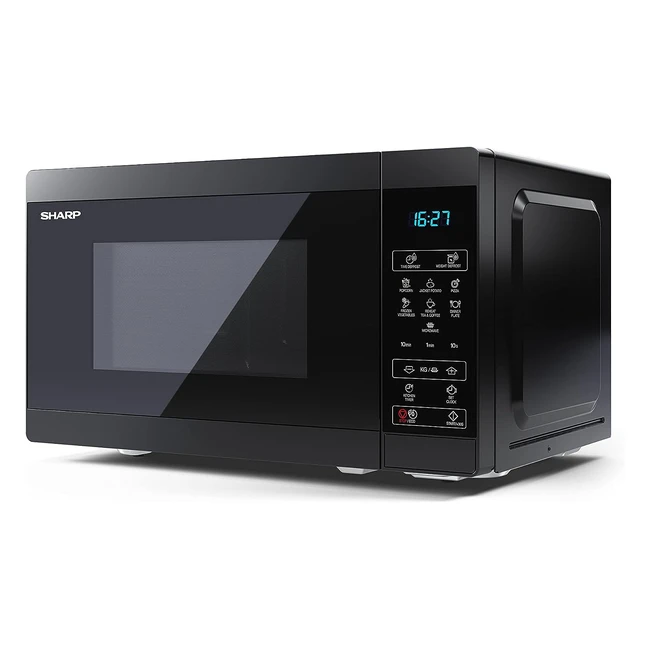 Compact 20L 800W Digital Microwave - Sharp YCMS02UB