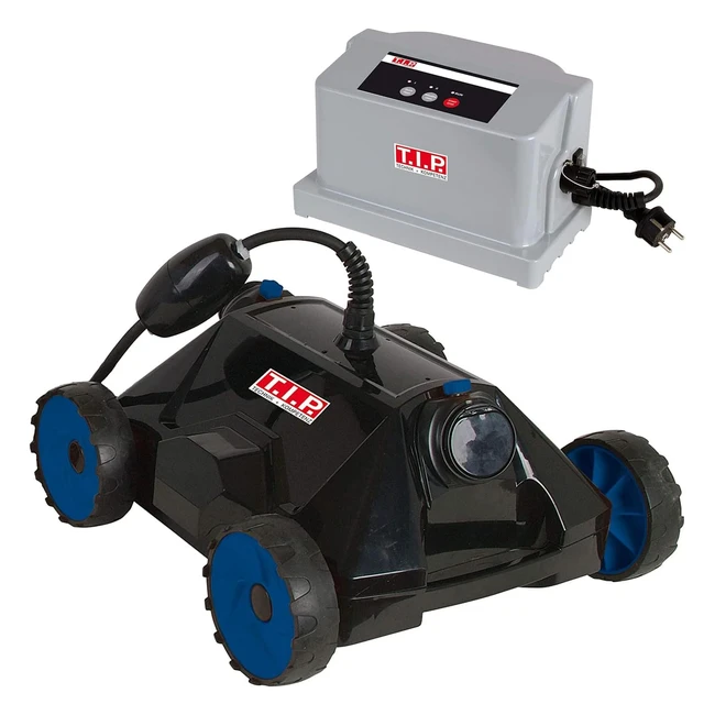 Robot Pulizia Fondo Piscina Tip Sweeper 18000 - Nero/Blu - Ref. 50M - Facile da Usare