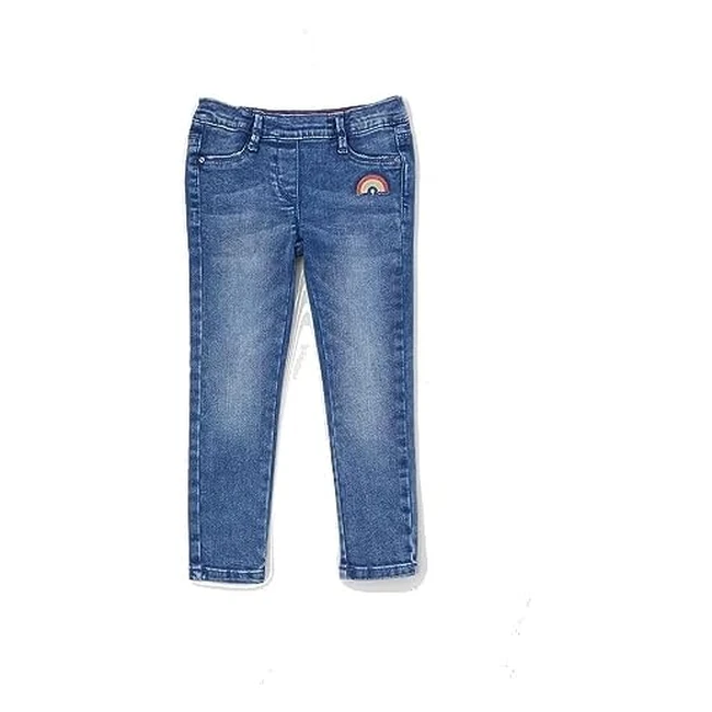 s.Oliver Mädchen Jeans Fit Tregging Blau Denim - Nr. 2117897 - Elastischer Baumwoll-Stretch