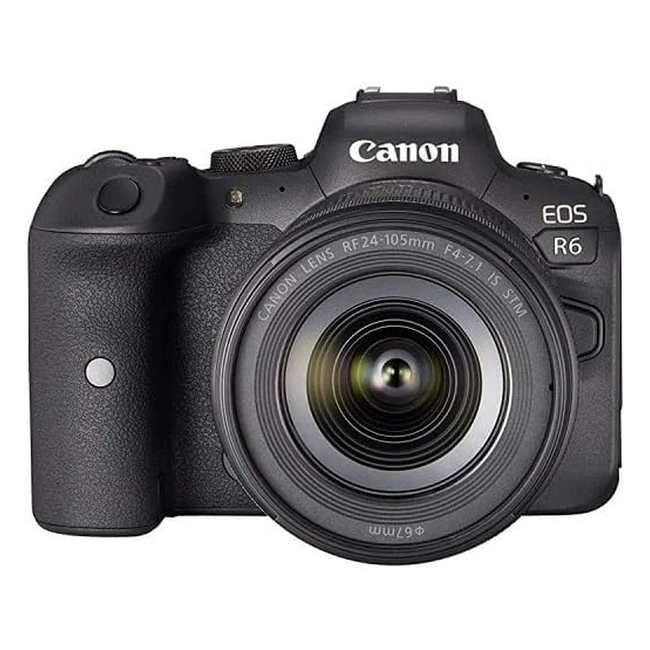 Canon EOS R6 Vollformat Systemkamera  RF 24-105mm f4-71 IS STM - Schwarz