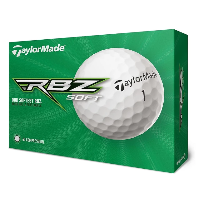 TaylorMade RBZ Soft Golf Balls 2022 - Legendary Distance Soft Feel React Core 