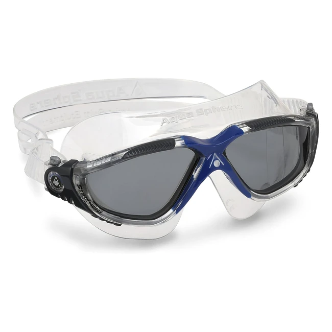 Maschera occhialini da nuoto AquaSphere Vista - Grigio e Blu - Lente Colorata