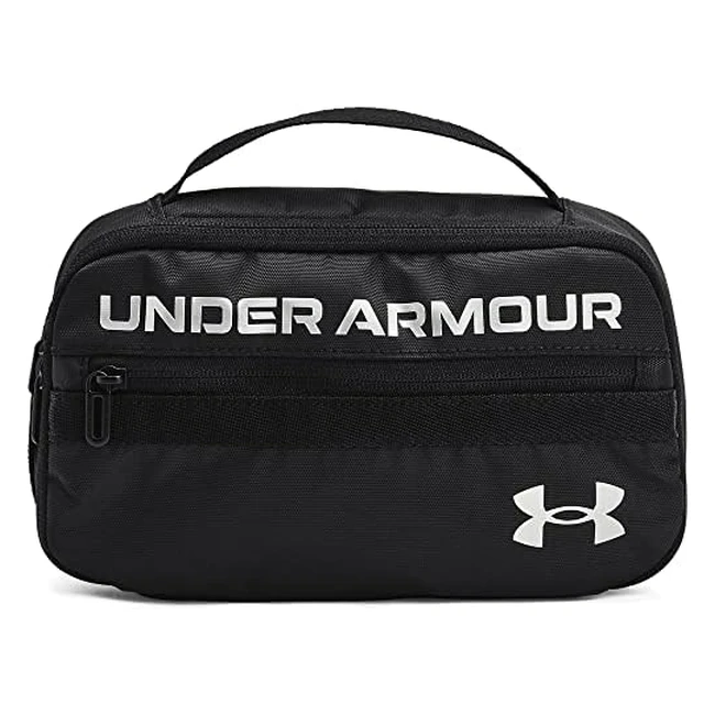 Under Armour Contain Travel Kit Black/Silver - One Size | Waterproof, Spacious, Durable