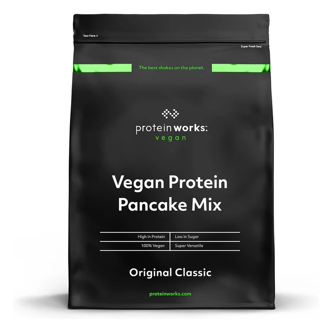 Protein Works Pancake Vegani 100% Vegetale - Alto Contenuto Proteico - Basso Contenuto Zucchero