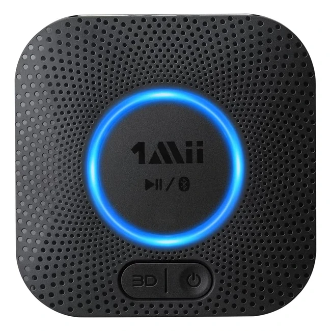 Adaptateur Bluetooth 5.0 1Mii B06 Plus pour système stéréo domestique - Qualité audio HD - Faible latence