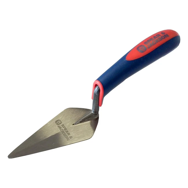 Spear Jackson 11605PSF14 Pointing Trowel | Soft Feel Handle | Blue | 5-Inch