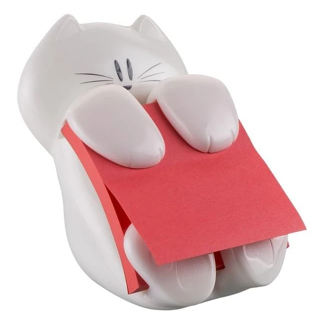 Postit Cat330 Super Sticky Znotes Dispenser - Katzenform - inklusive 1 Block Pos