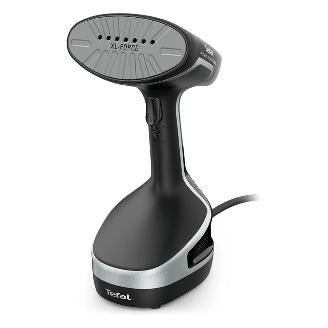 Tefal Handheld Clothes Steamer - Powerful 90g/min Steam Boost - Ready in 25 Seconds - Black/Silver DT8250