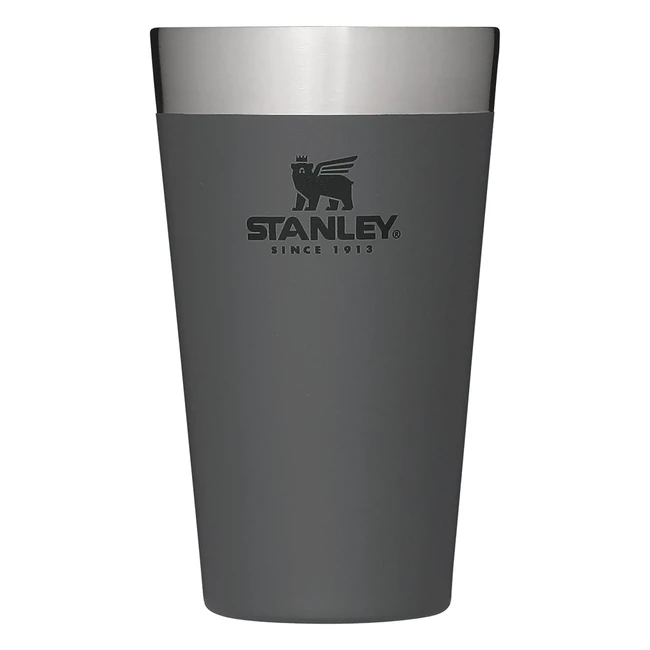 Stanley Adventure Stacking Beer Pint 047L - Keeps Beer Cold for 4 Hours - Stainless Steel - Dishwasher Safe