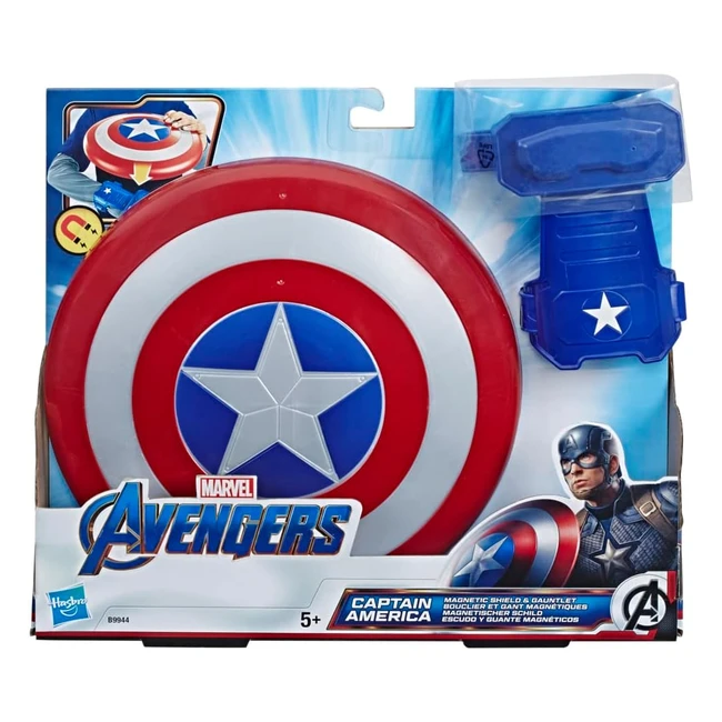 Hasbro Avengers Marvel - Scudo e Guanto Magnetico di Captain America - Roleplay